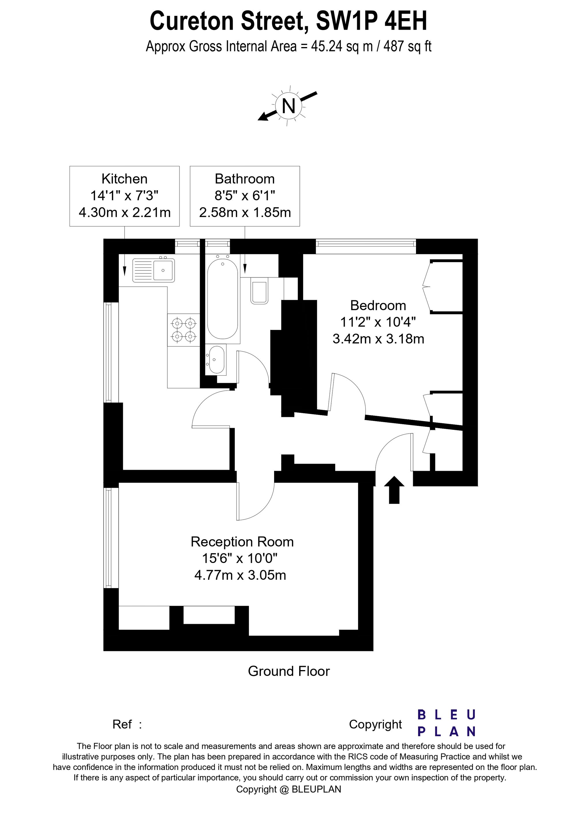 Flat 28, Wilkie House Cureton Street, London floorplan