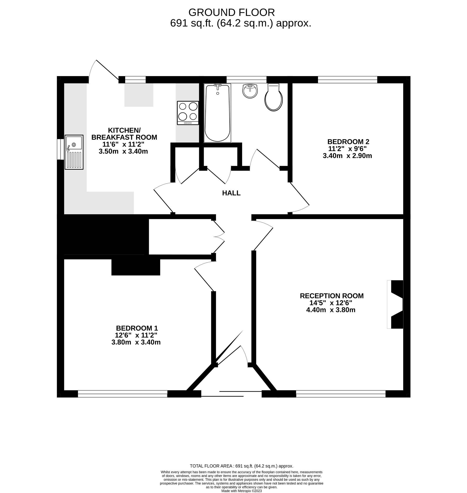 43, Ellement Close, Pinner floorplan
