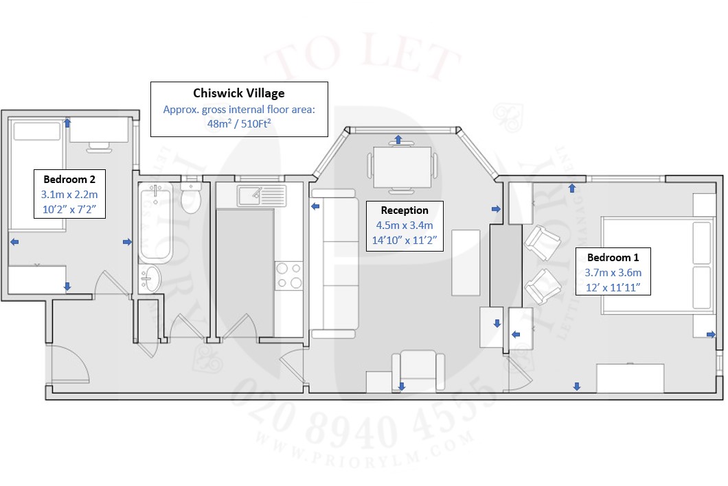 Chiswick Village, Chiswick floorplan