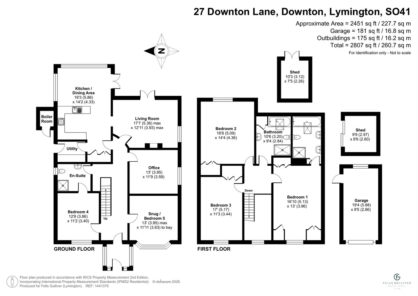 Westhurst, 27, Downton Lane, Lymington floorplan
