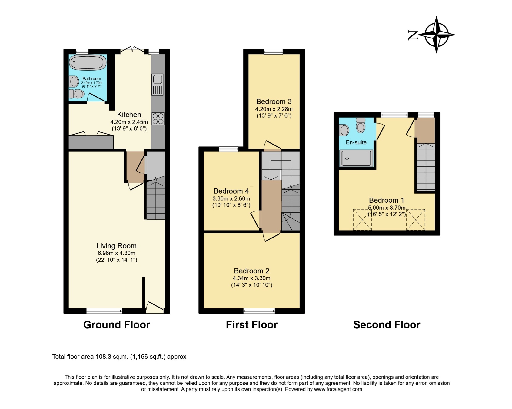 12, Tebworth Road, London floorplan