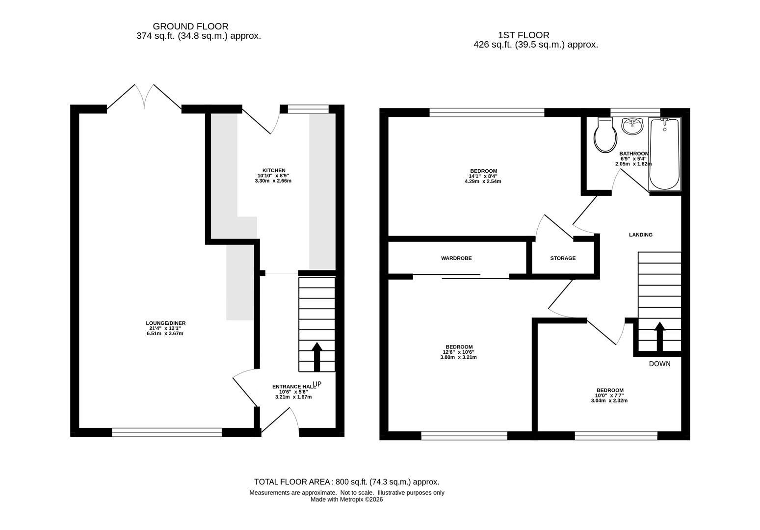 3, Pondfield Lane, Brentwood floorplan