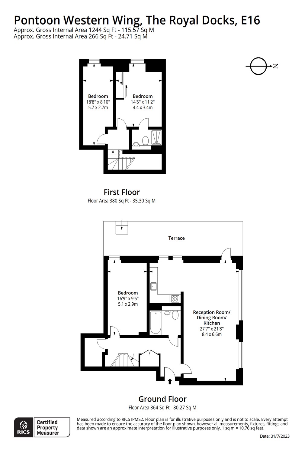 20, Flat 2, Thames Road, London floorplan