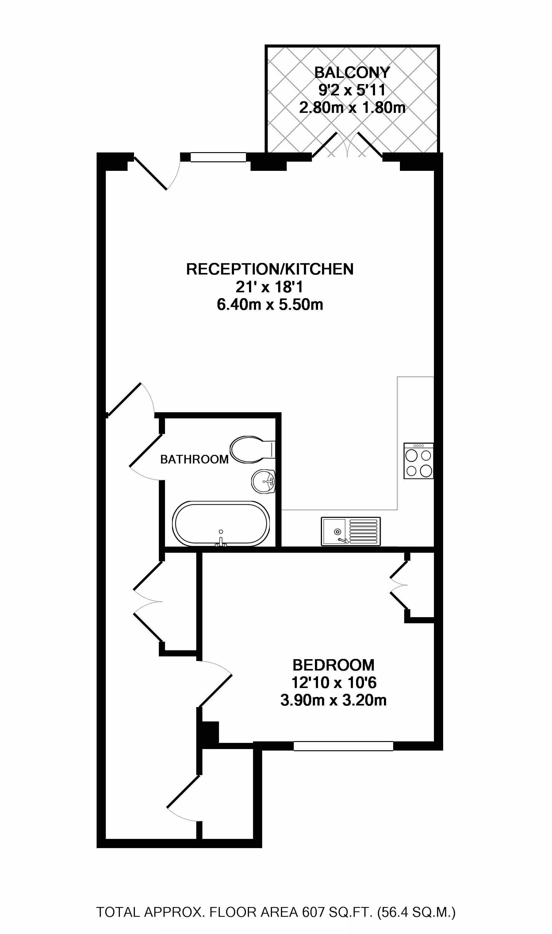 1 Bedrooms Flat for sale in Telford Road, London N11
