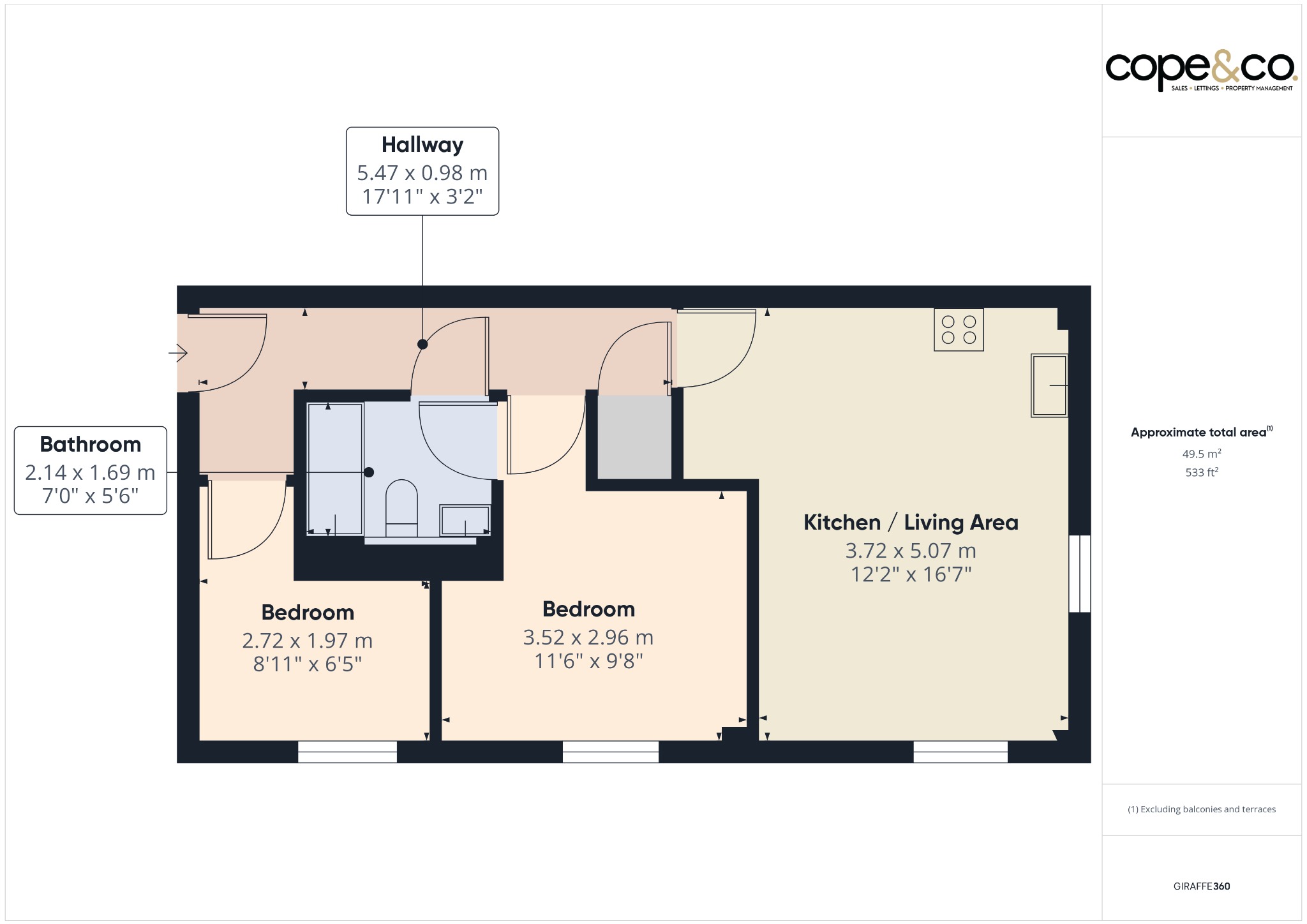 53, Caxton Court, Burton-On-Trent floorplan