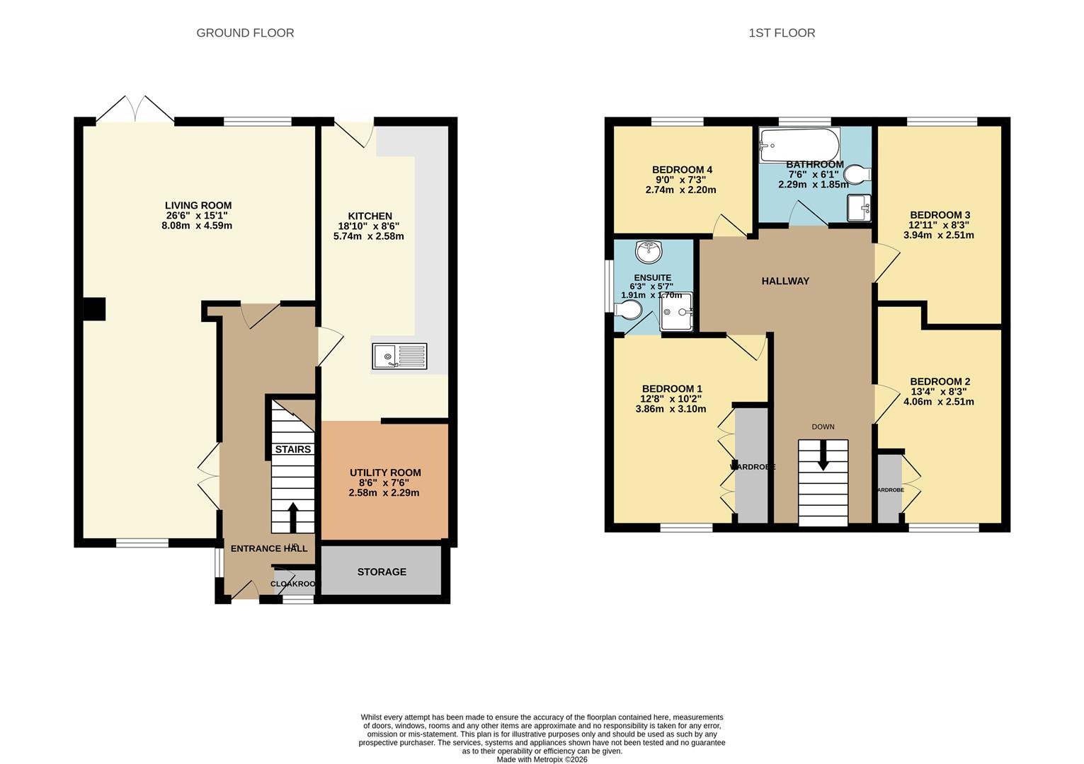 5, Cuckoo Drive, Heathfield floorplan