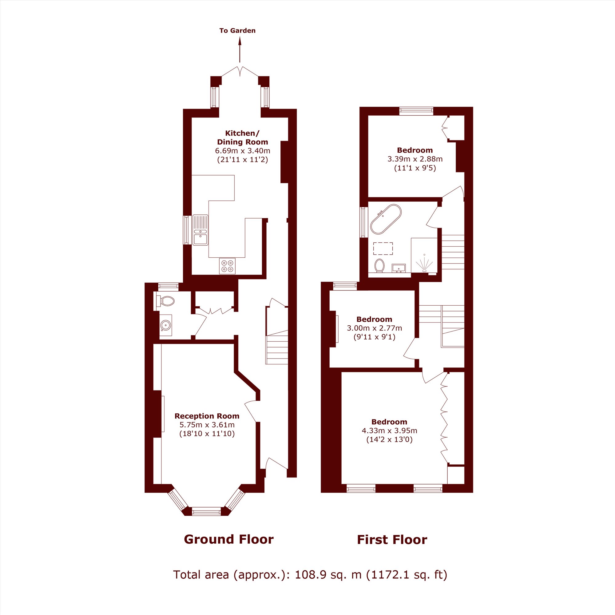 24, Gurdon Road, London floorplan