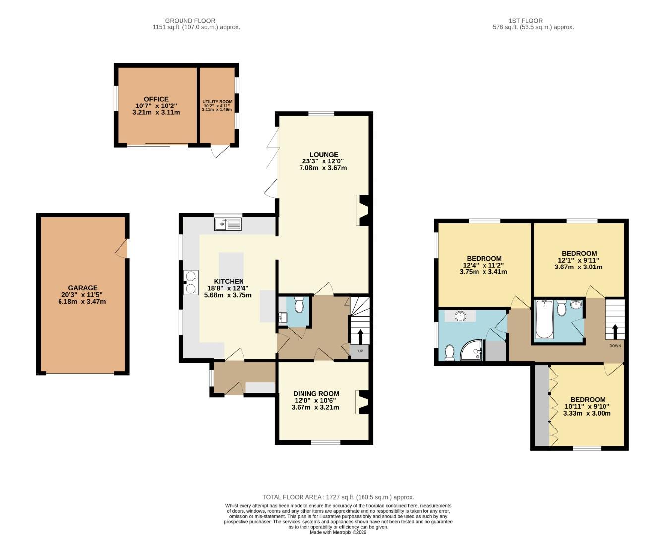 Pear Tree Cottage,, 1 Browns Lane, Tring floorplan