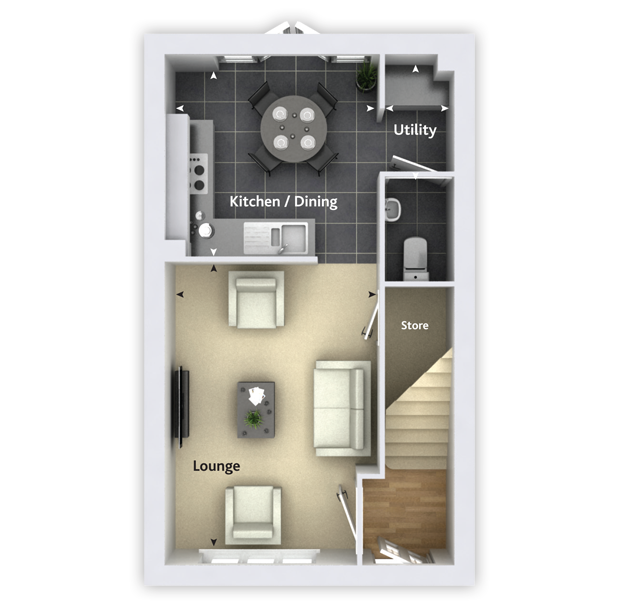2 Bedrooms Semi-detached house for sale in 