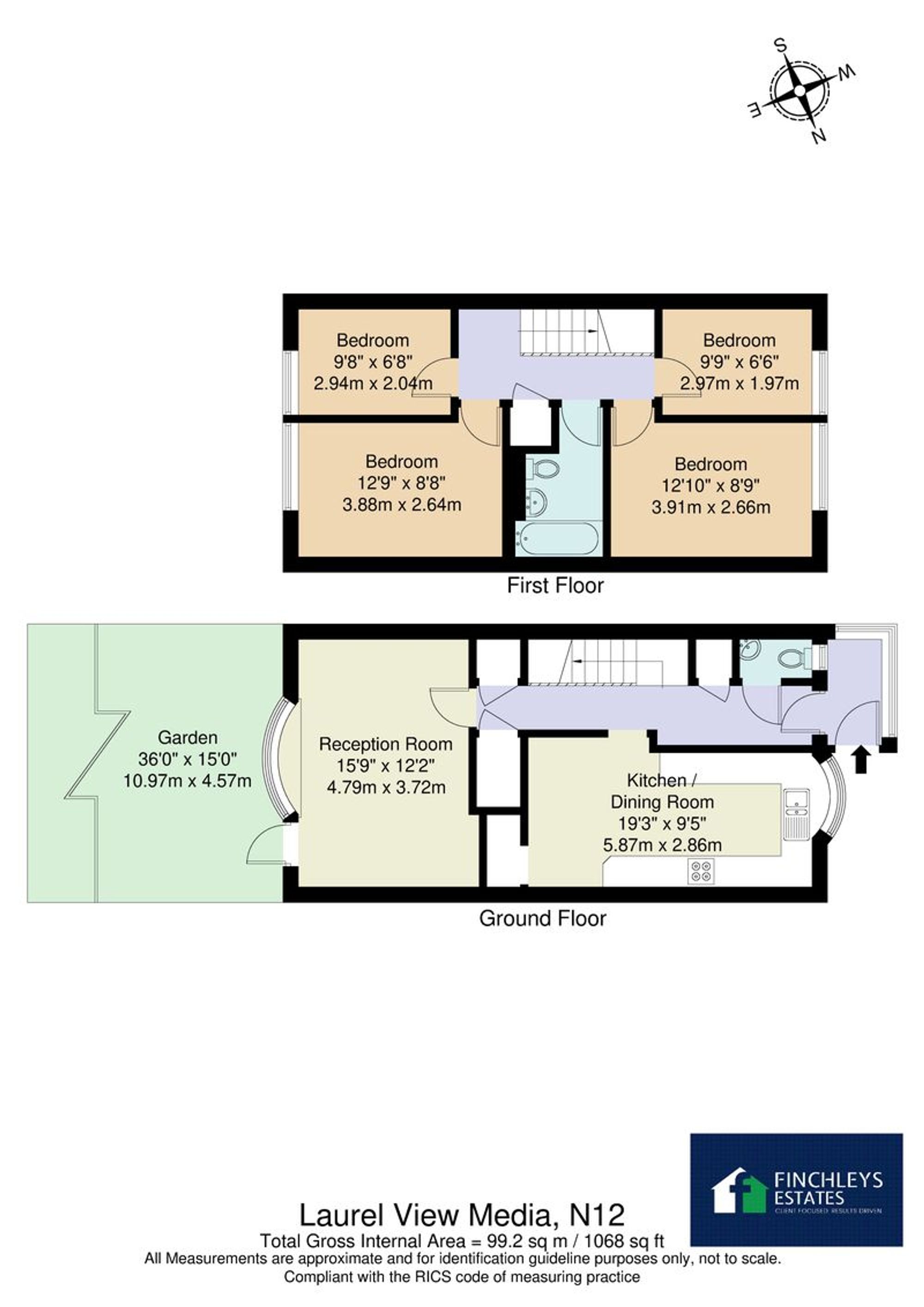 11 Laurel View, London floorplan