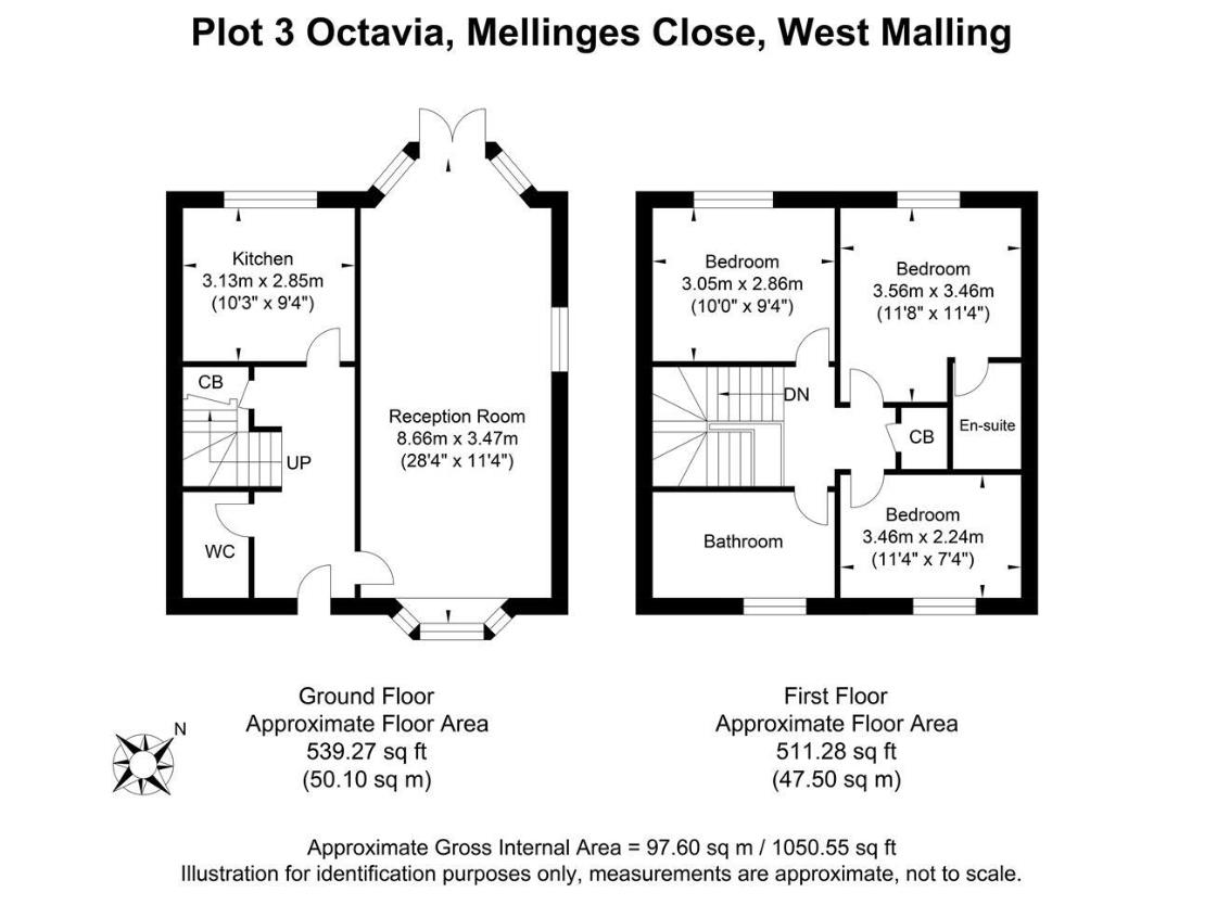 Octavia, Mellinges Close, West Malling floorplan