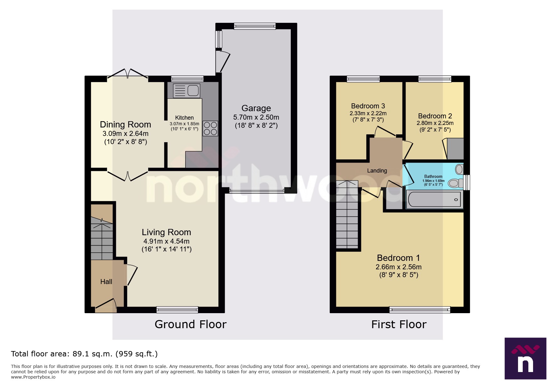 8, Ortega Close, Wirral floorplan