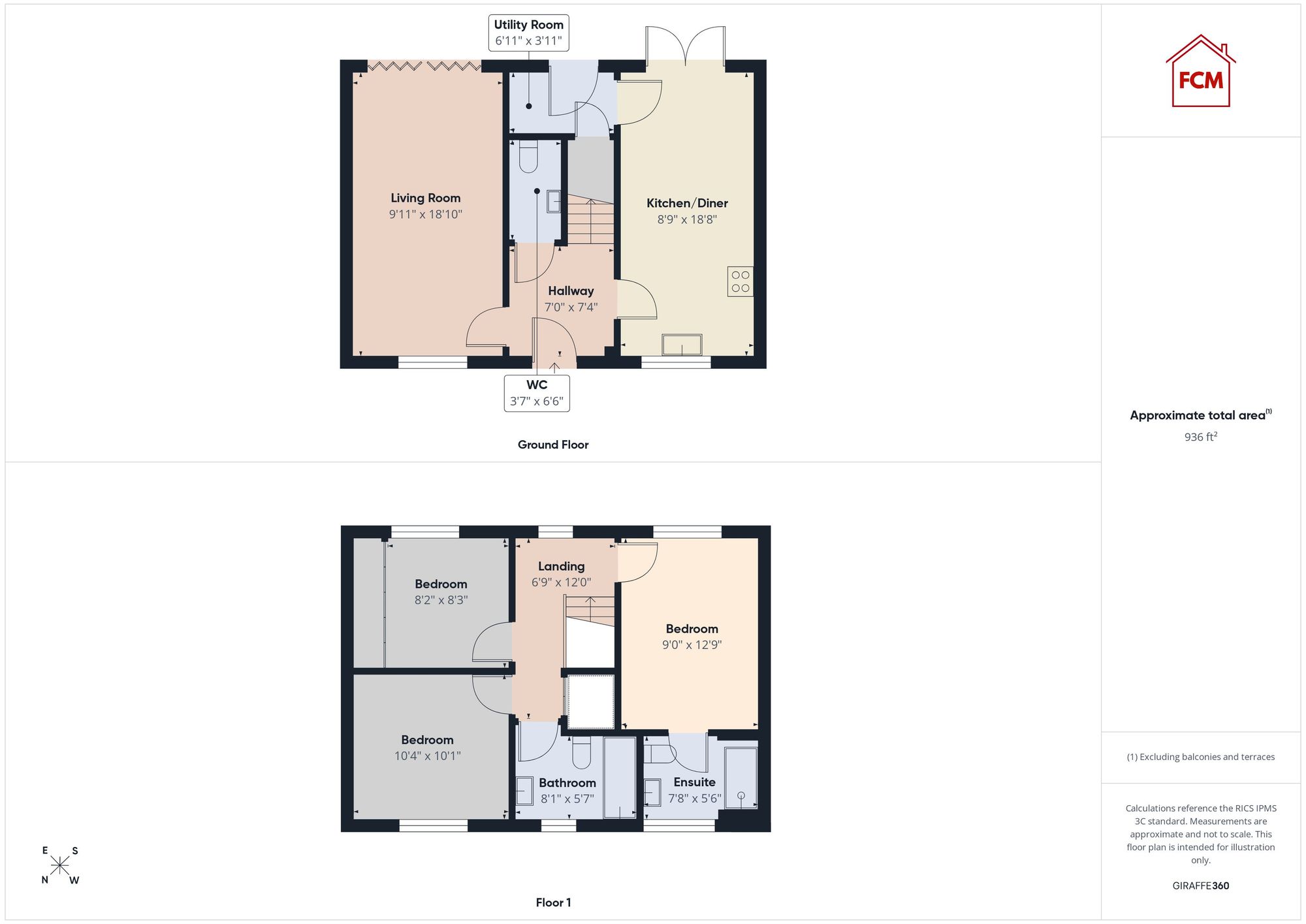 1 Dove Way, Whitehaven floorplan