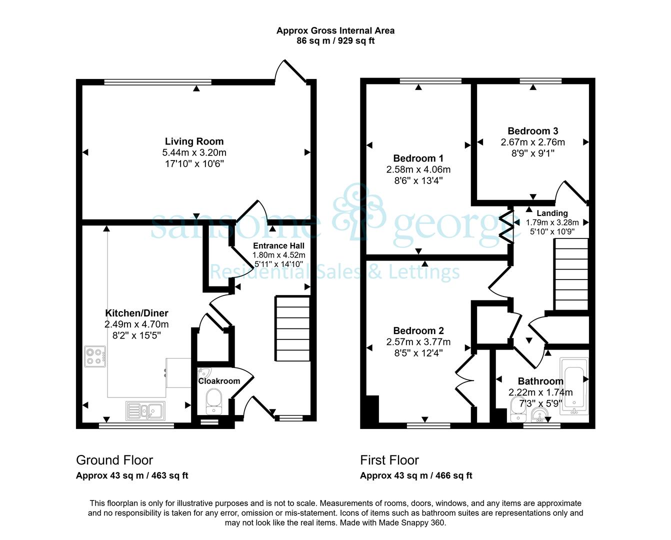 18, Lilac Close, Reading floorplan