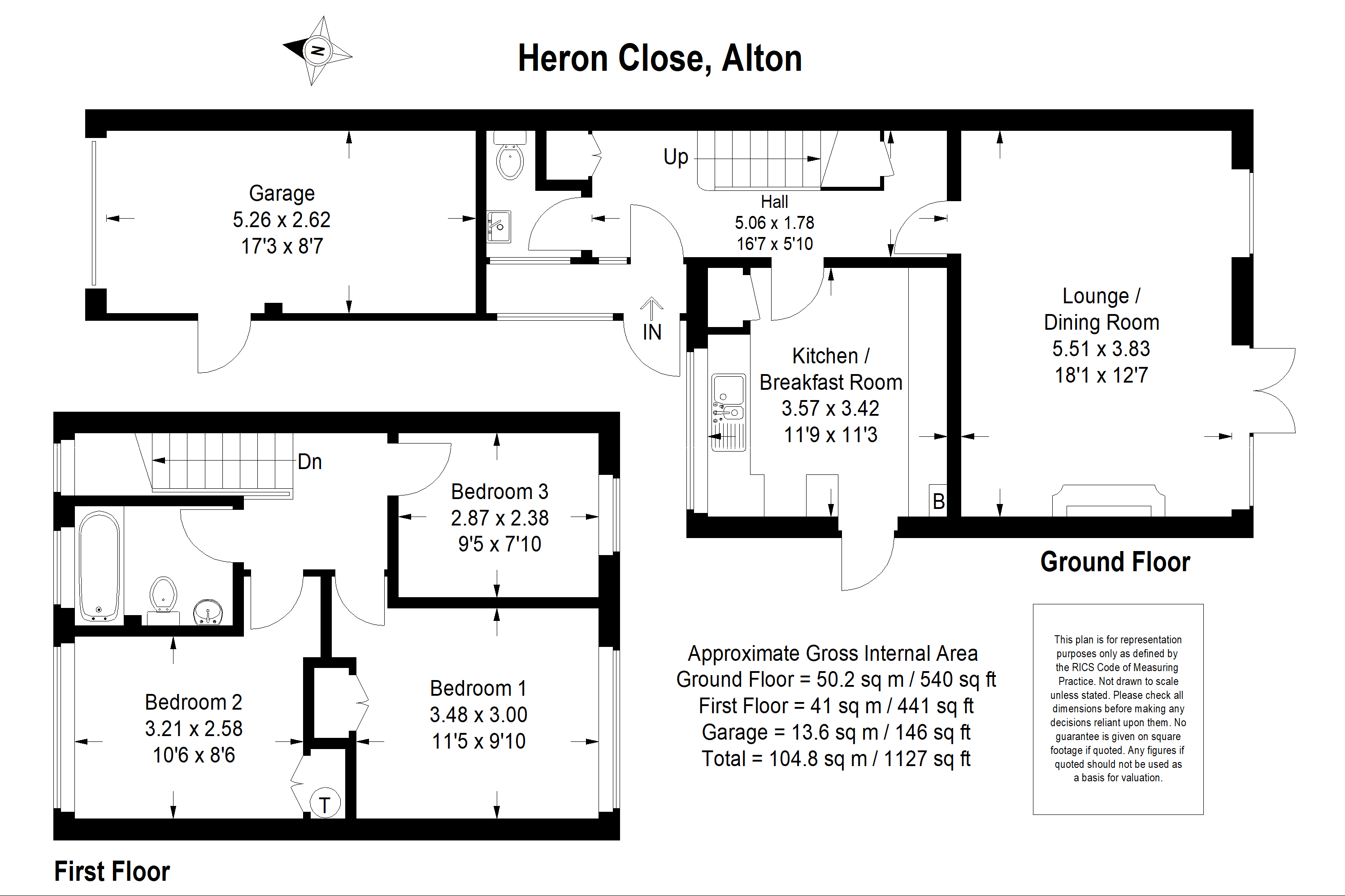 Heron Close, Hampshire floorplan