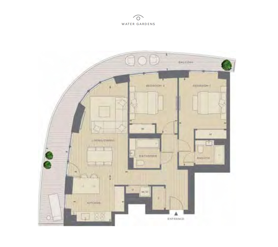 Cassini , London floorplan