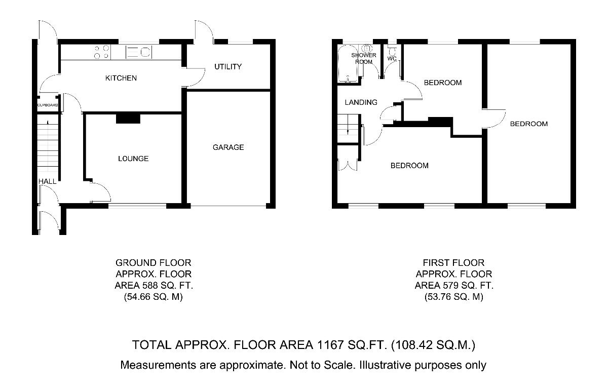 63 Charlbury Crescent, Romford floorplan