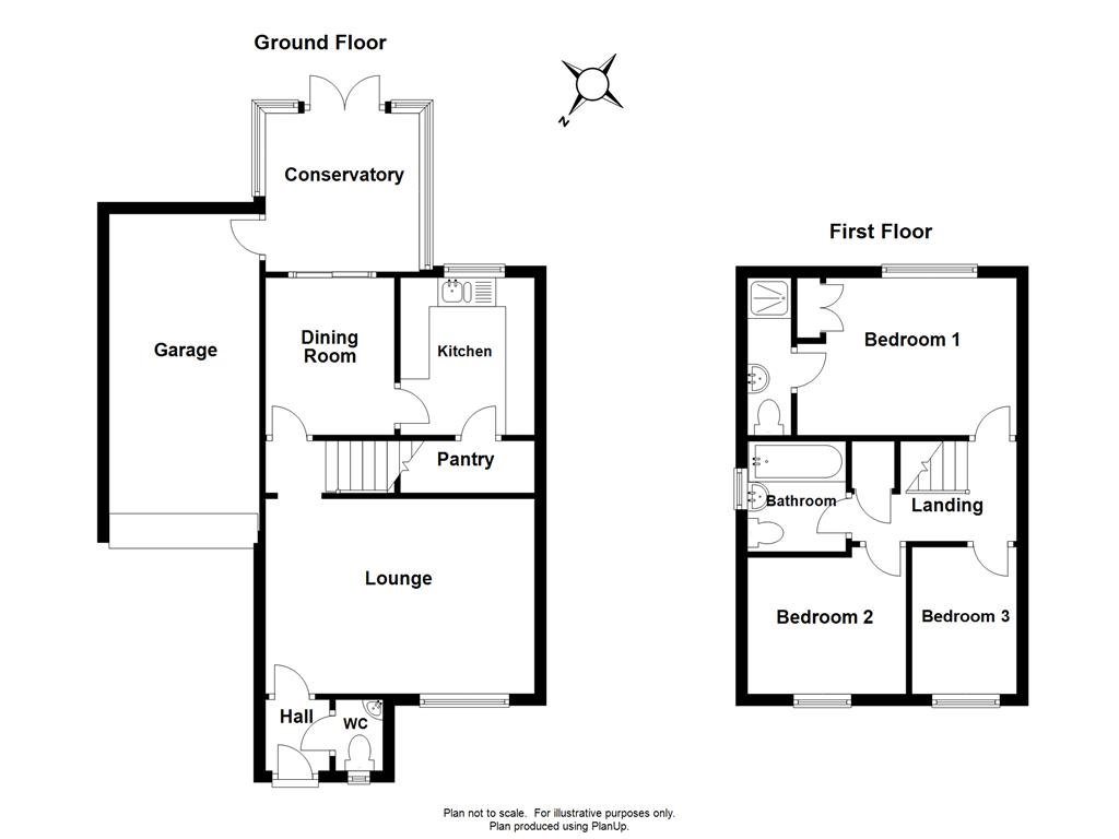 43, Chichester Close, Hereford floorplan