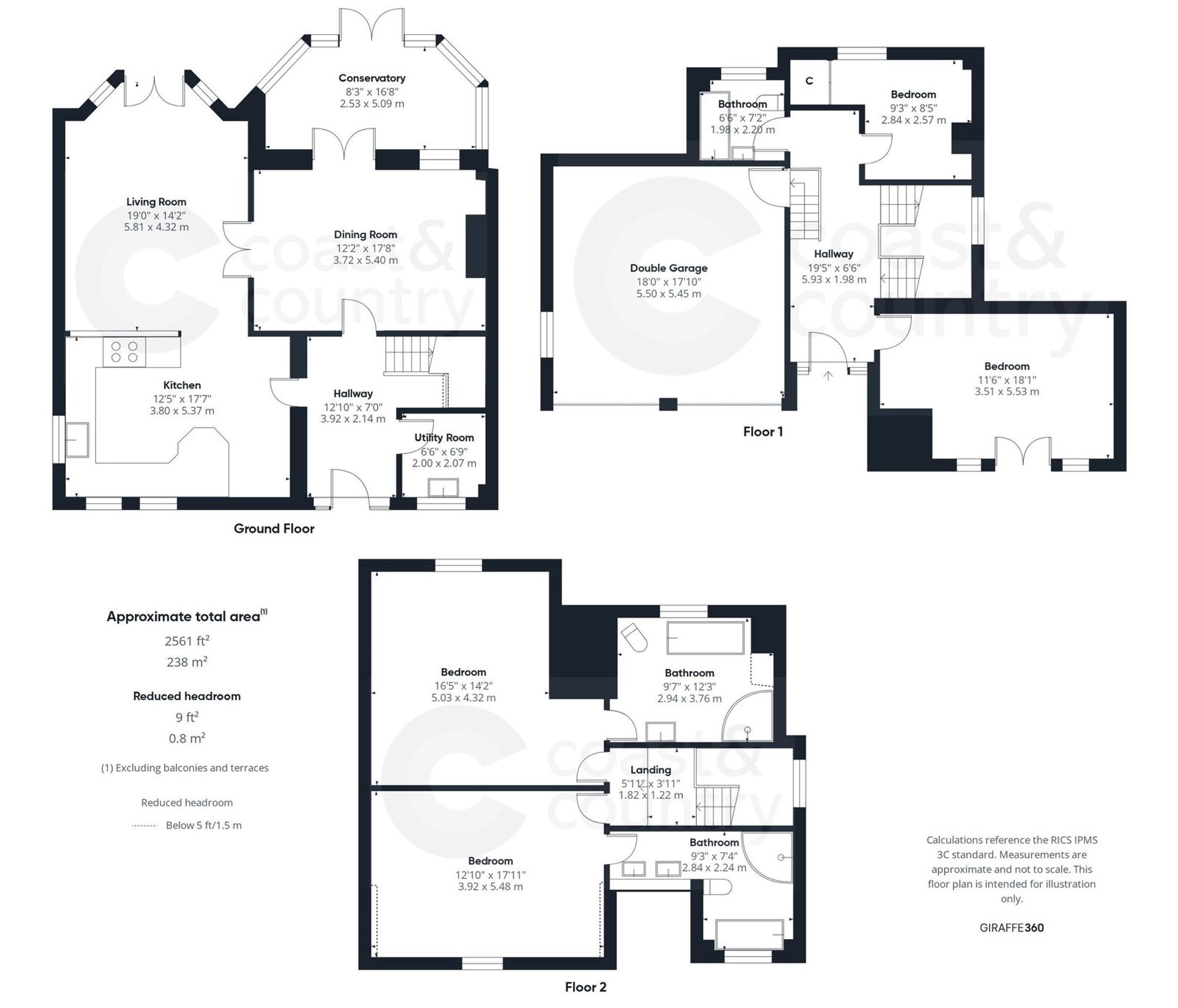 9 Oak Lawn, Newton Abbot floorplan
