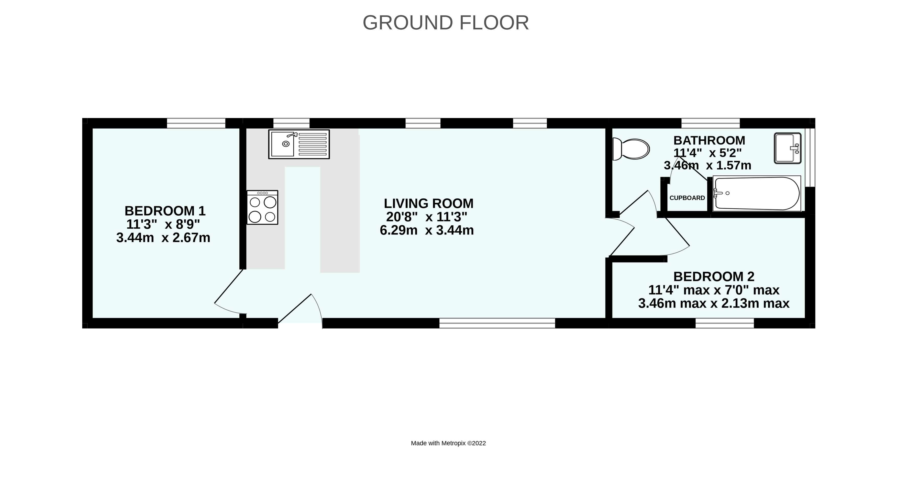 Flat 1,, Primrose Court, St. Ives floorplan