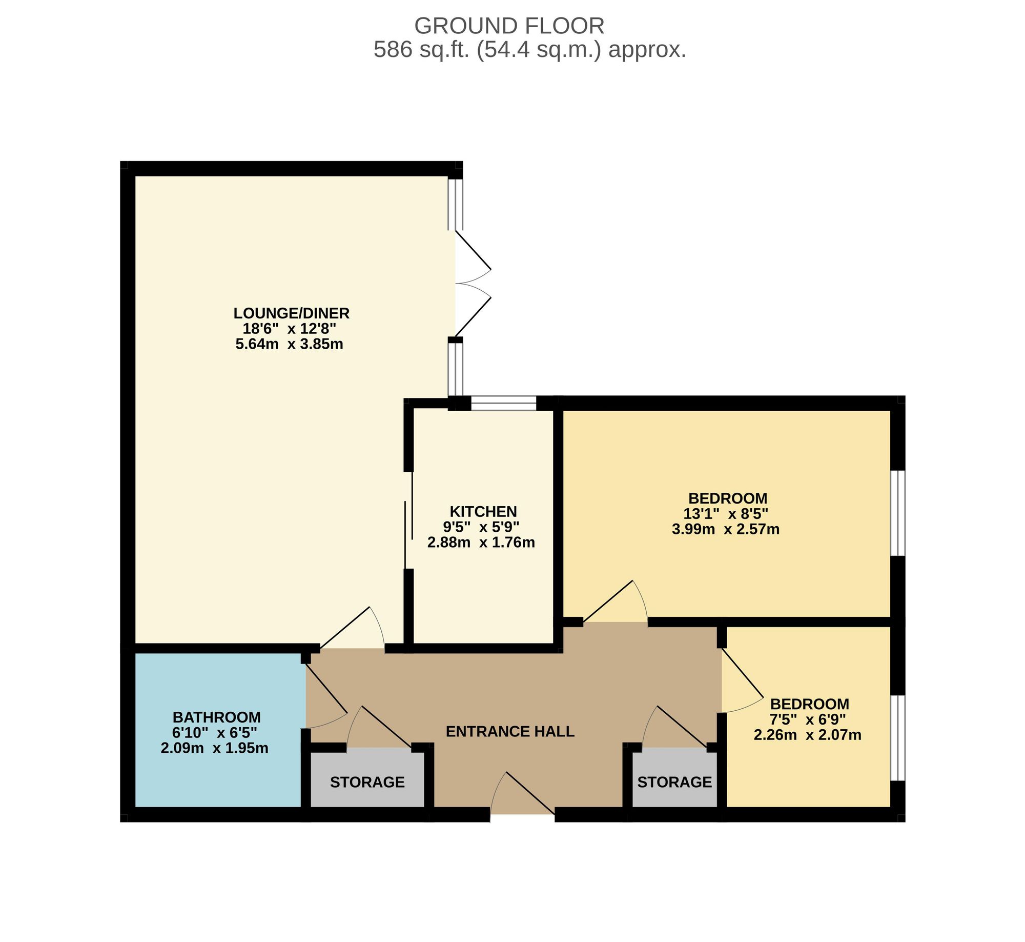 8 Catherine Wheel Gardens Marlow Drive, Christchurch floorplan