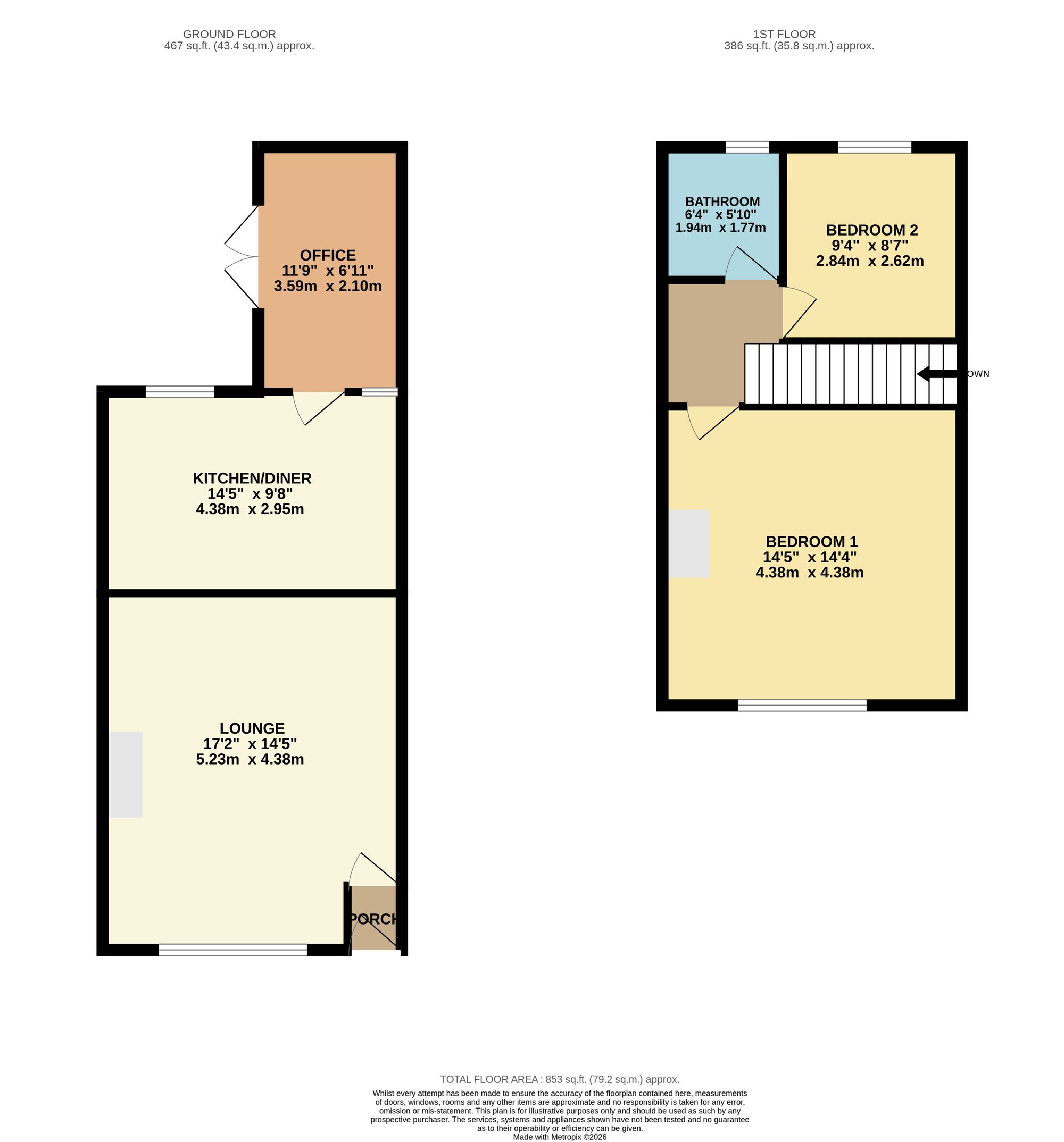 75 Devon Street, Bury floorplan