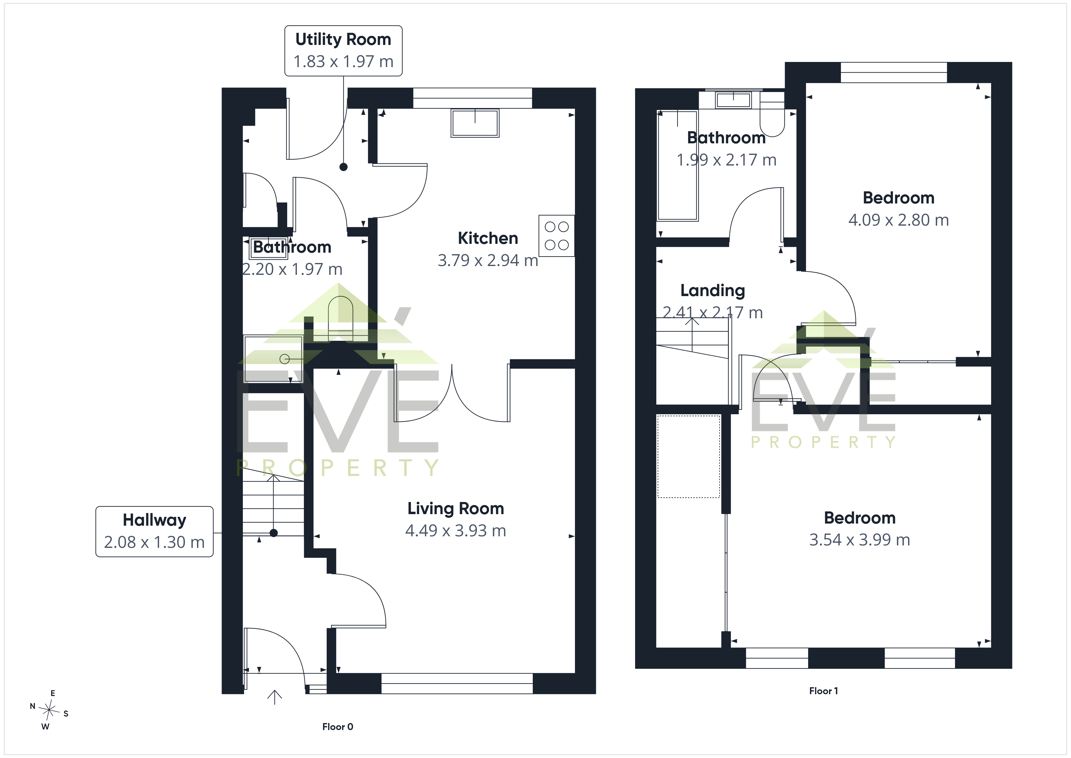 16, Rose Knowe Way, Glasgow floorplan