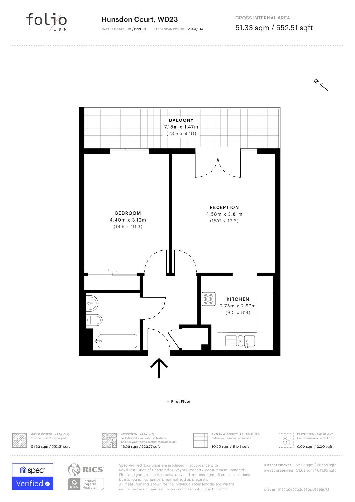 Flat 11, Sawbridgeworth Court,, Goddard Drive, Bushey floorplan