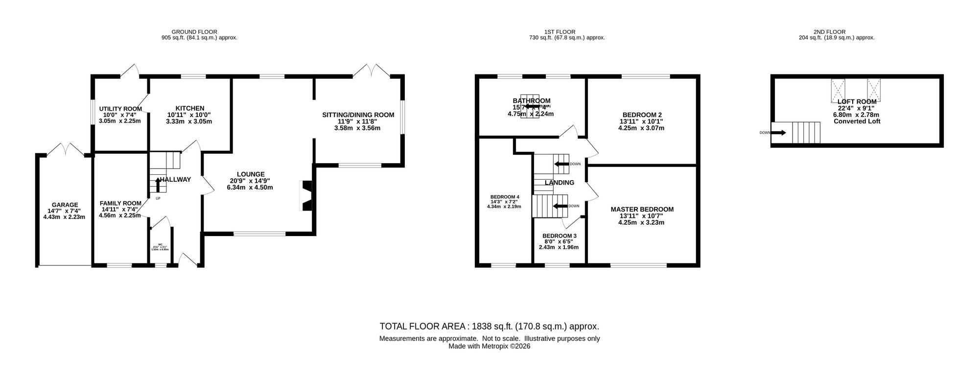 5 Scott Close, Macclesfield floorplan