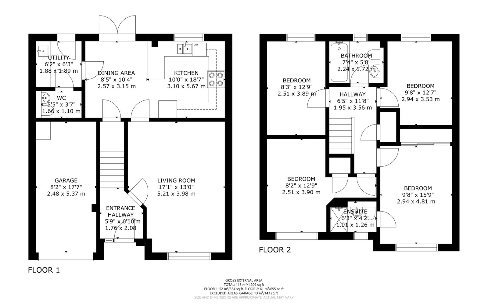 Coatdyke Crescent, Livingston floorplan