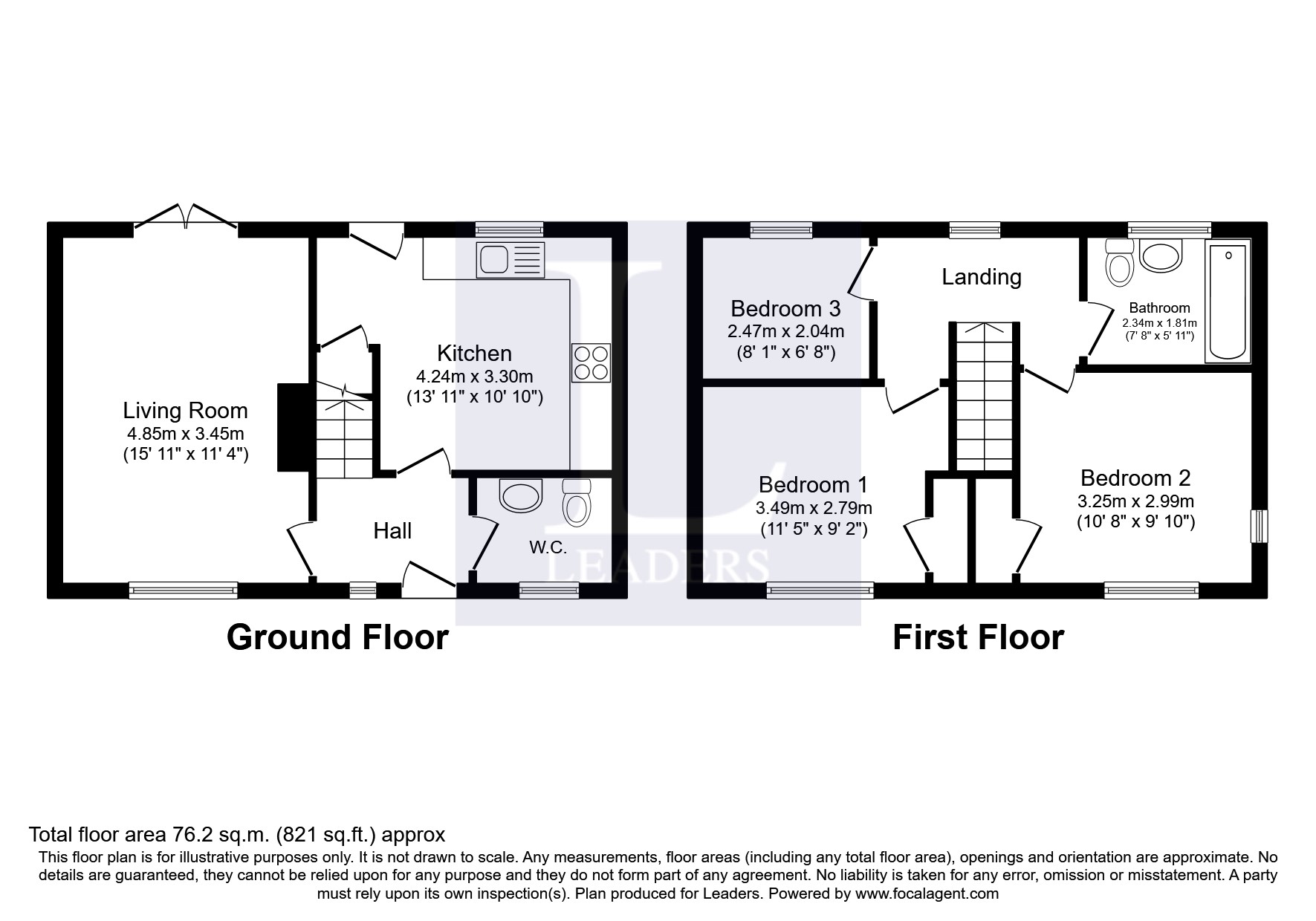 43, Tunstall Green, Tunstall floorplan