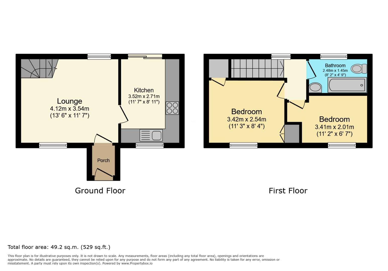 2, Midvale Close, Sheffield floorplan