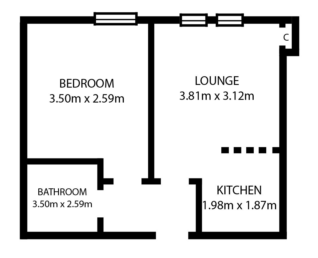 1 Bedrooms Flat for sale in 3/2, 173 Garrioch Road, North Kelvinside, Glasgow G20
