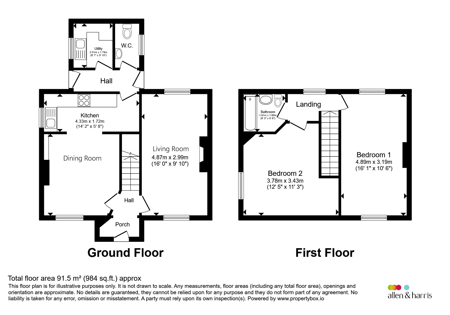 2, Orchard Cottages, Shepton Mallet floorplan