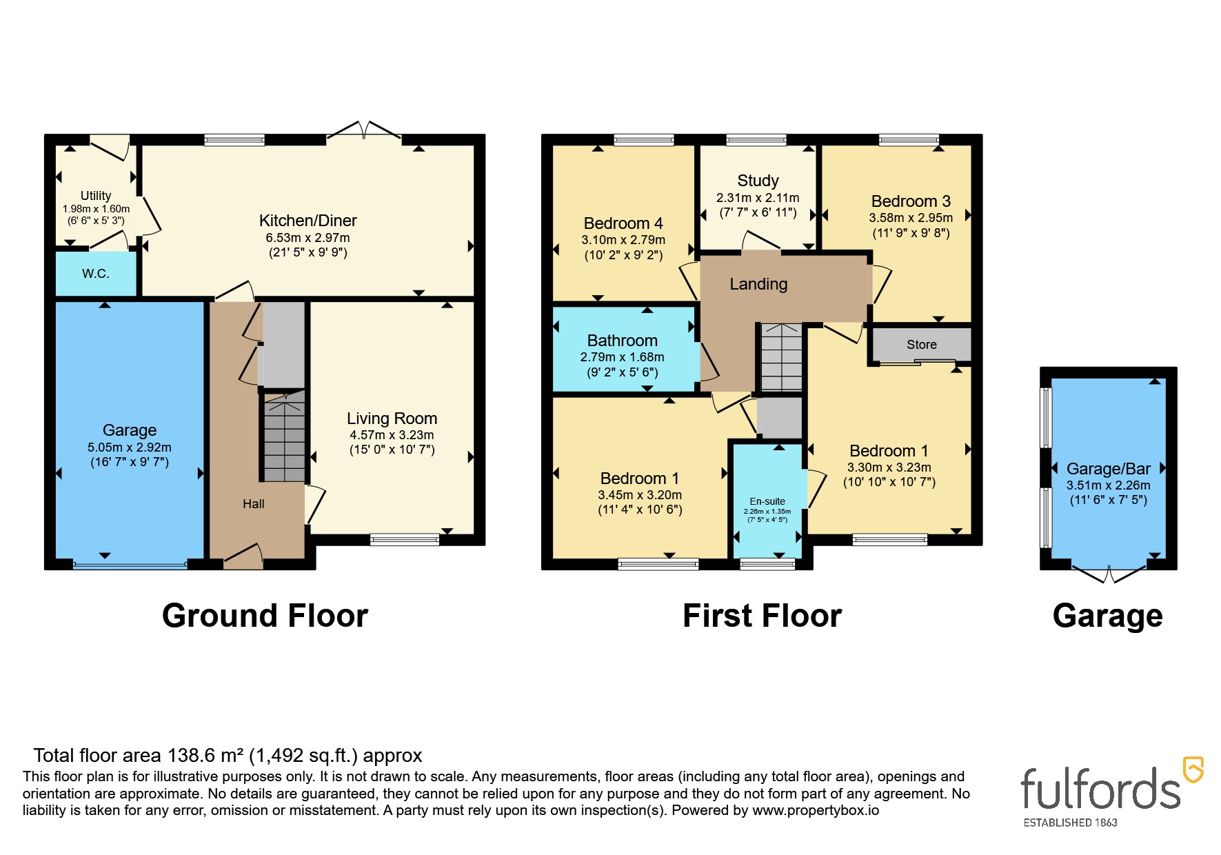 1, Langworthy Orchard, Exeter floorplan