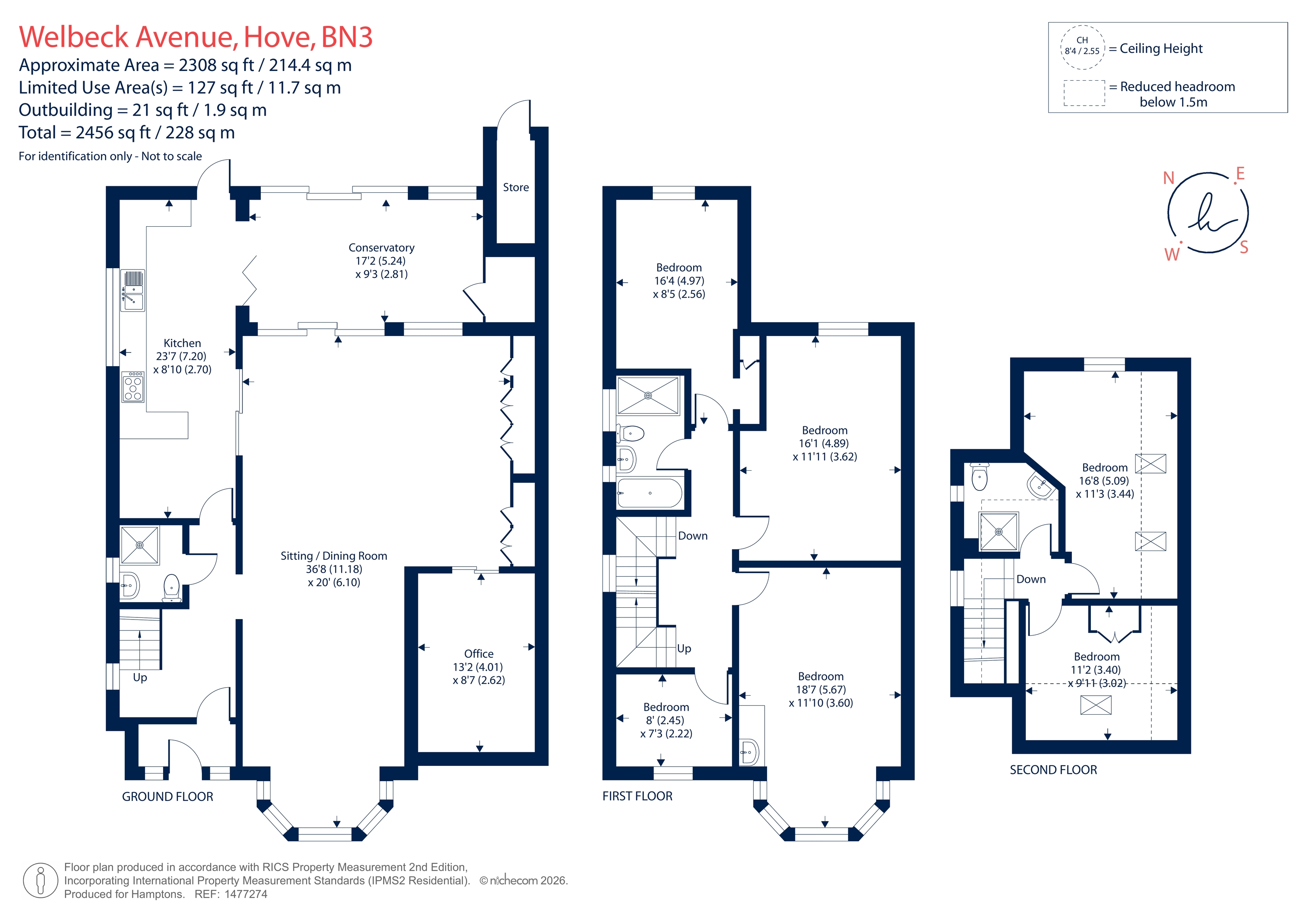 40, Welbeck Avenue, Hove floorplan