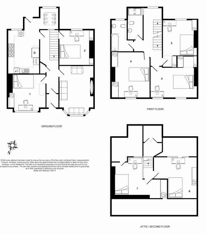 32, Borrowdale Road, Liverpool floorplan