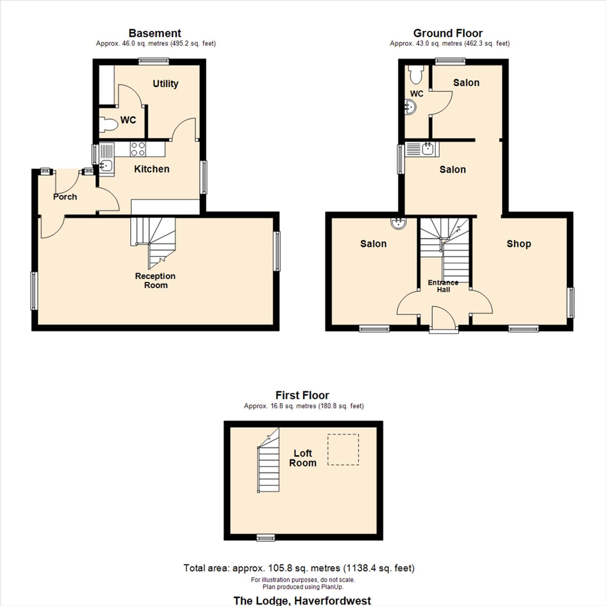 The Lodge, Scotchwell, Narberth Road, Haverfordwest floorplan