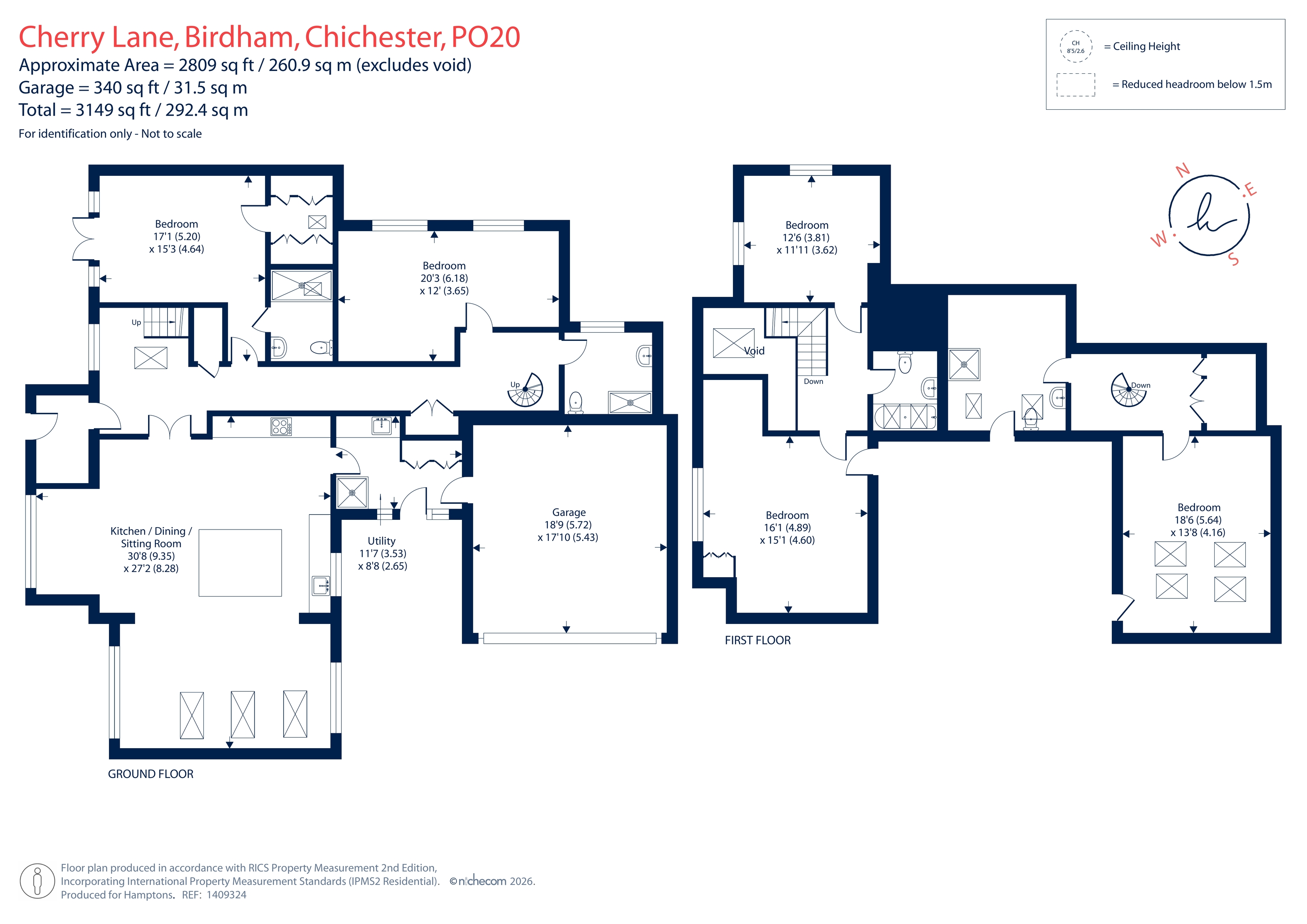 Shady Oak, Cherry Lane, Chichester floorplan