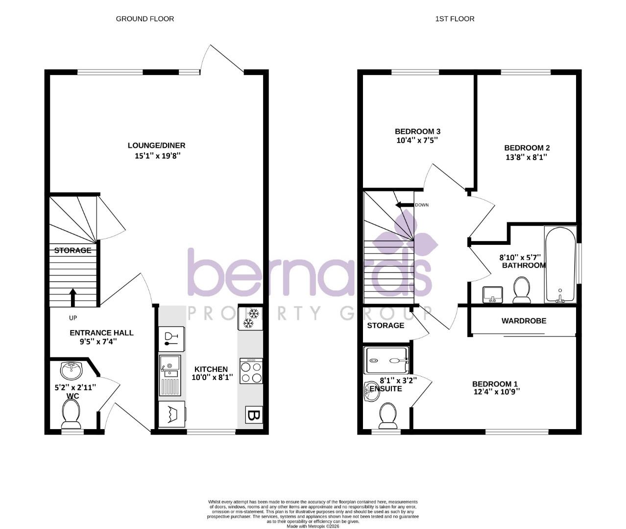 25, Chalk Way, Portsmouth floorplan