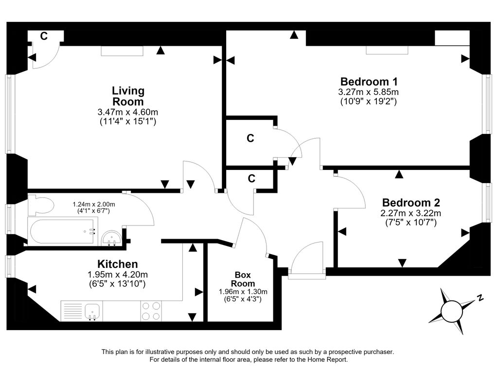 Murieston Crescent, Dalry, Edinburgh floorplan
