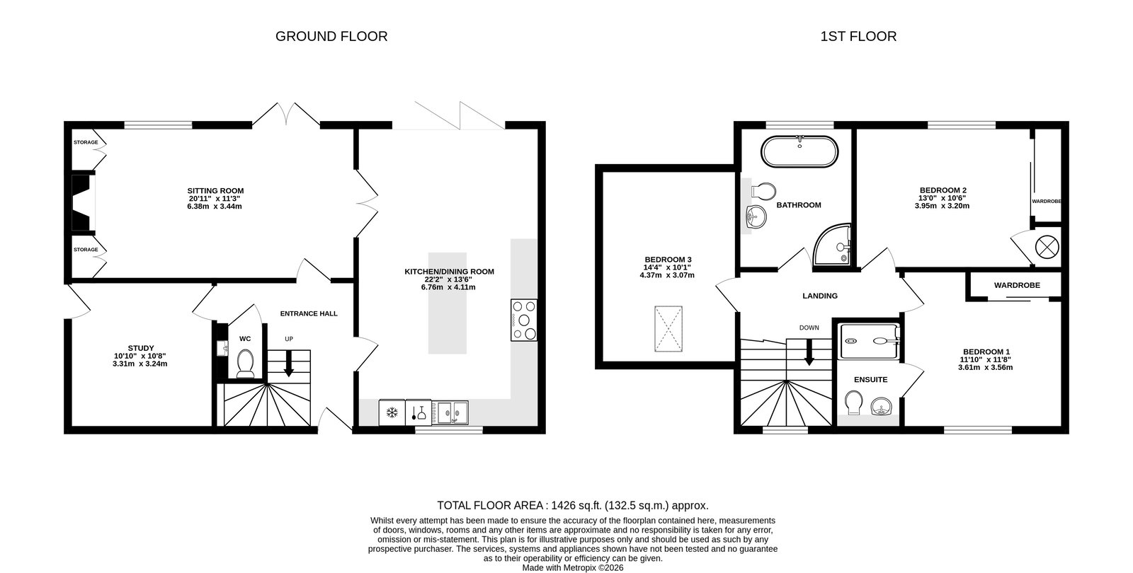 Linley House, Hereford floorplan