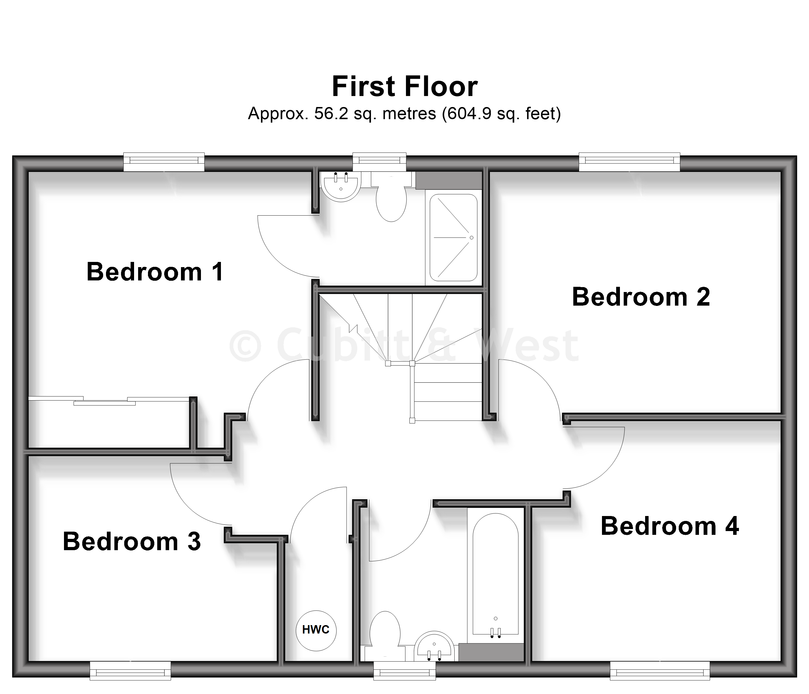 6, Summer Road, Horley floorplan