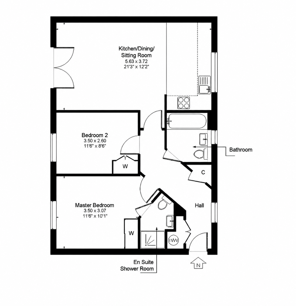29, Cambridge floorplan