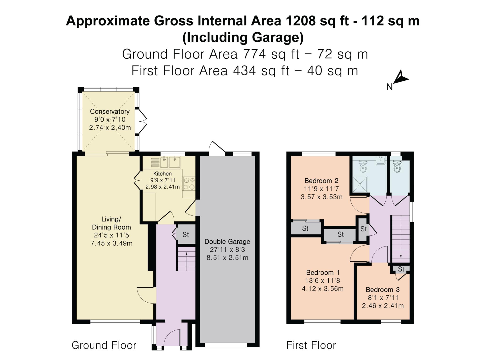 5, The Ridings, Reading floorplan
