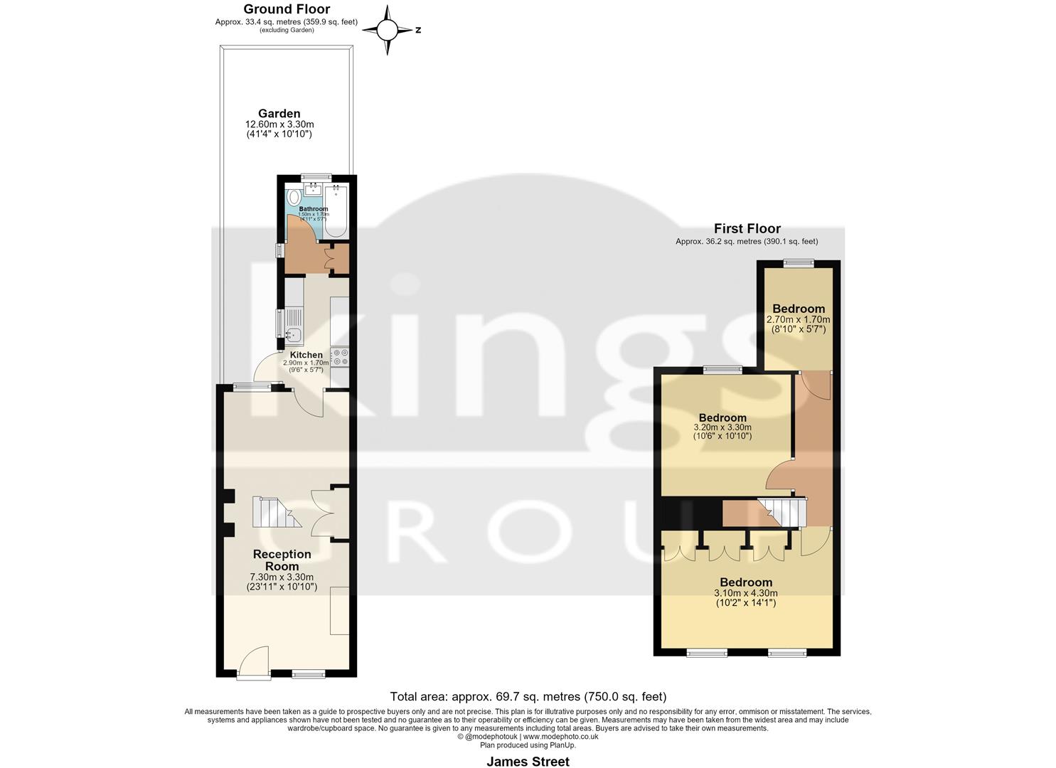 9, James Street, Enfield floorplan