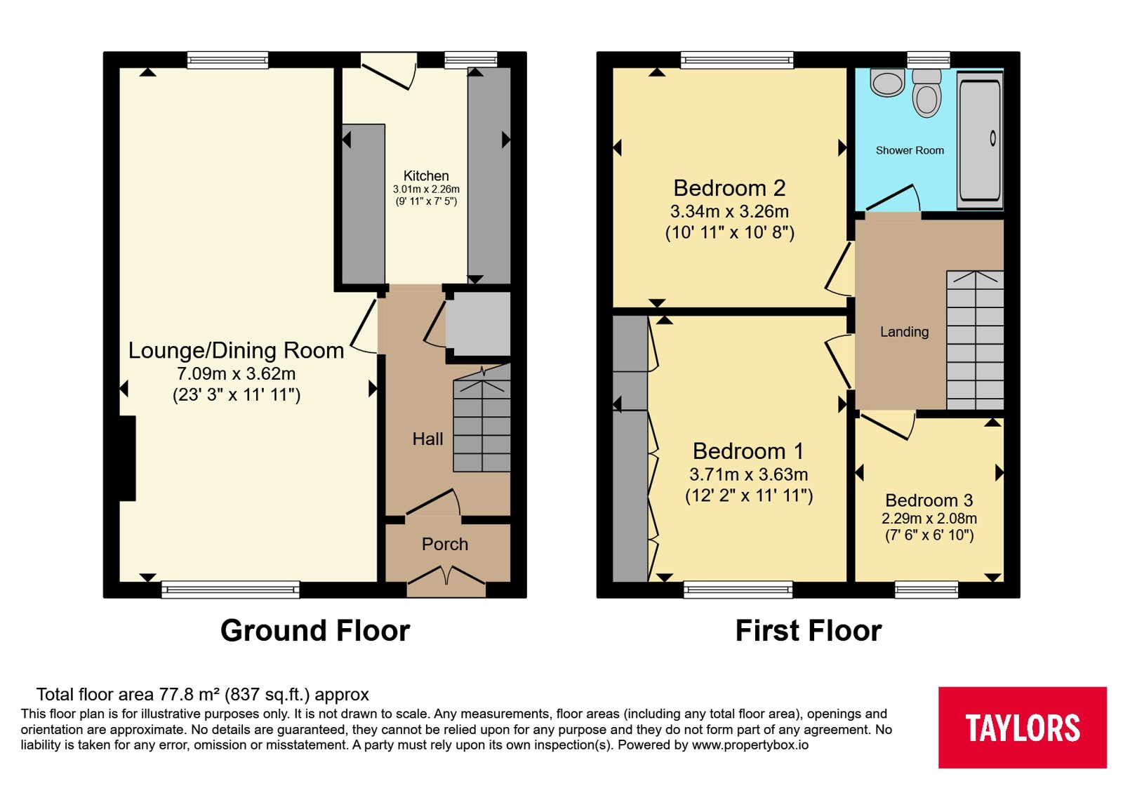 Elmore, Bristol floorplan
