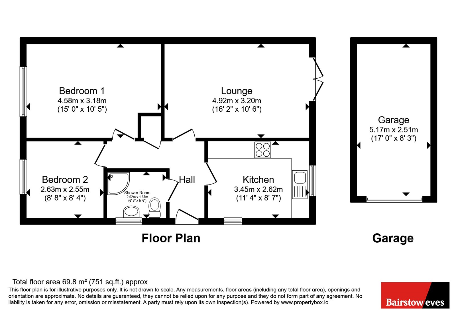 6, Rolaine Close, Mansfield floorplan
