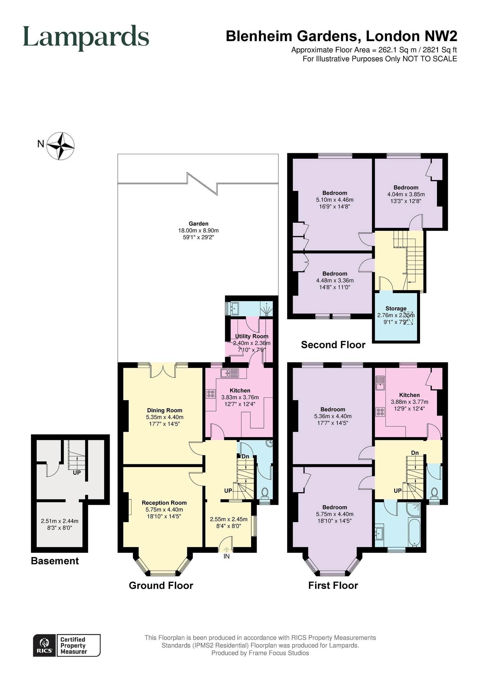 23, Blenheim Gardens, London floorplan
