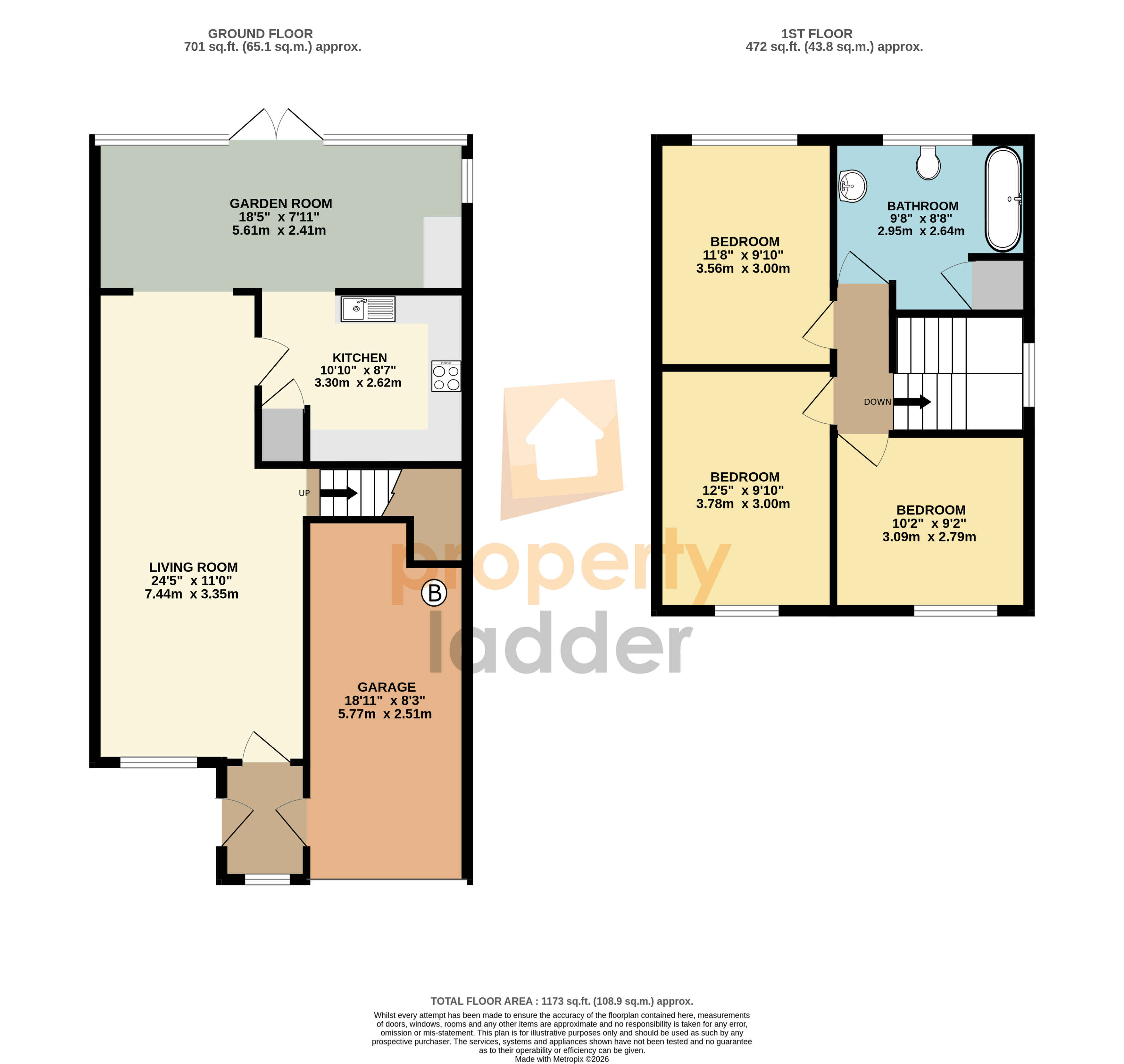 15, Lime Tree Close, Norwich floorplan